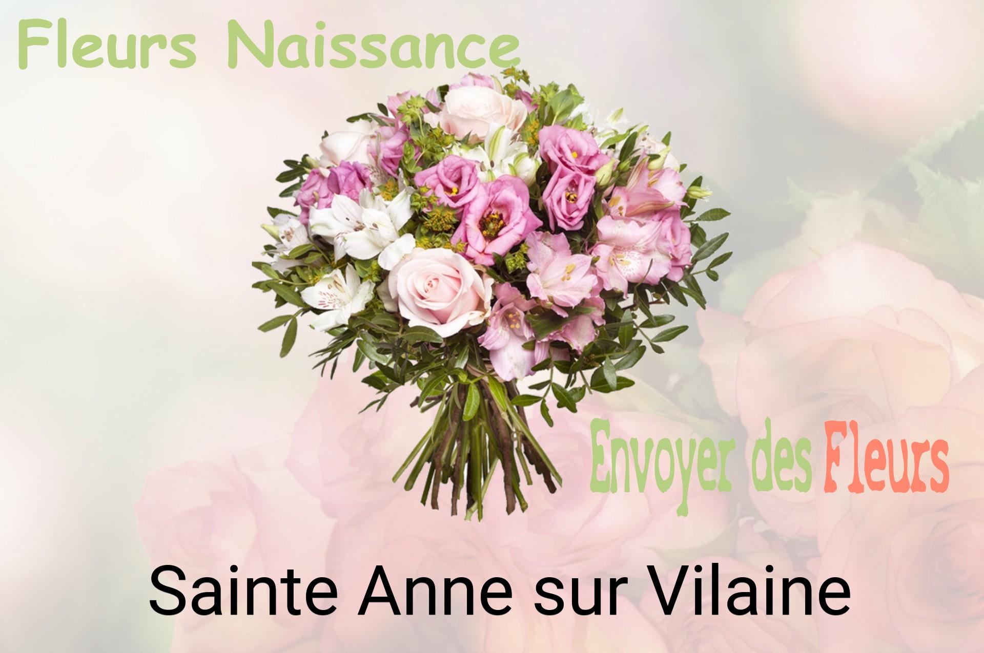 Bouquet de fleurs de naissance livré à Sainte-Anne-sur-Vilaine